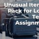 unusual items to pack for locum tenens