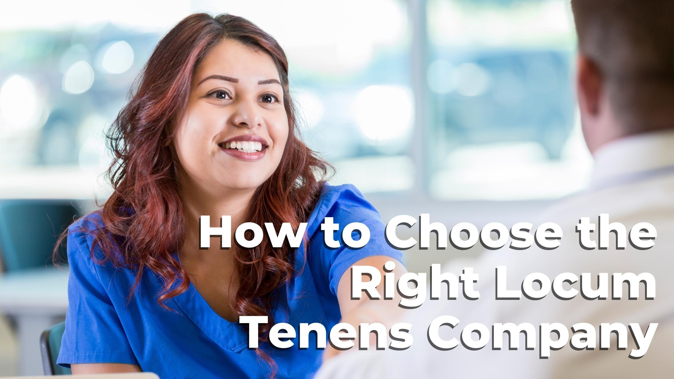 How to Choose the Right Locum Tenens Company - Wilderness Medical Staffing