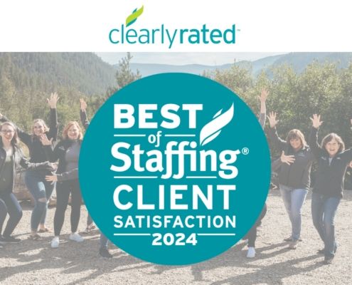 ClearlyRated Best of Staffing 2024 Award Winner - Wilderness Medical Staffing