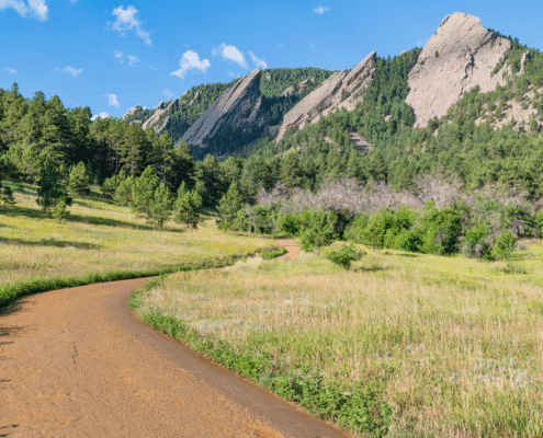 Header of rural Colorado road